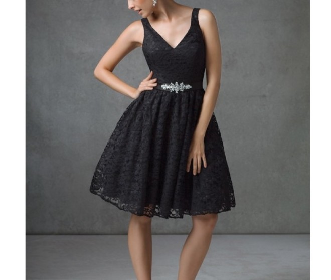 black dress
